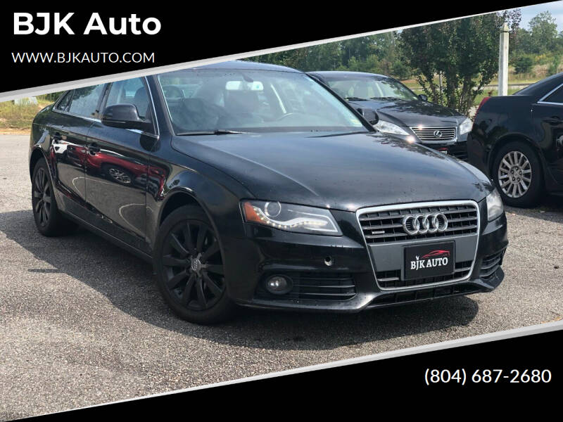 2010 Audi A4 for sale at BJK Auto in Oilville VA