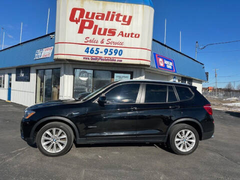 2017 BMW X3 for sale at QUALITY PLUS AUTO SALES AND SERVICE in Green Bay WI