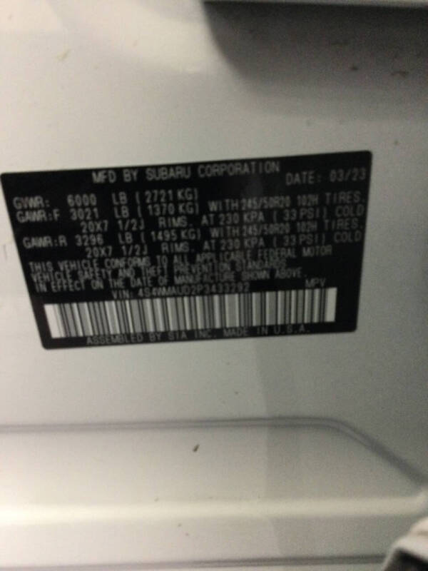 2023 Subaru Ascent Limited 7-Passenger