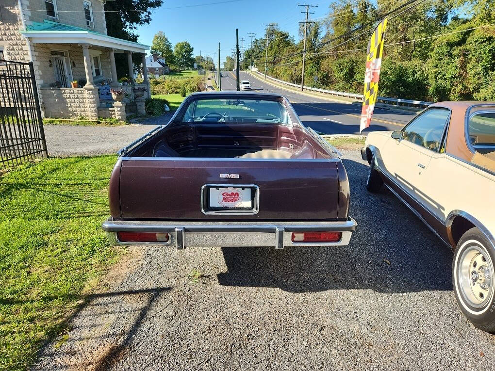 1987 GMC Caballero for sale at G & M Auto Sales in Kingsville, MD