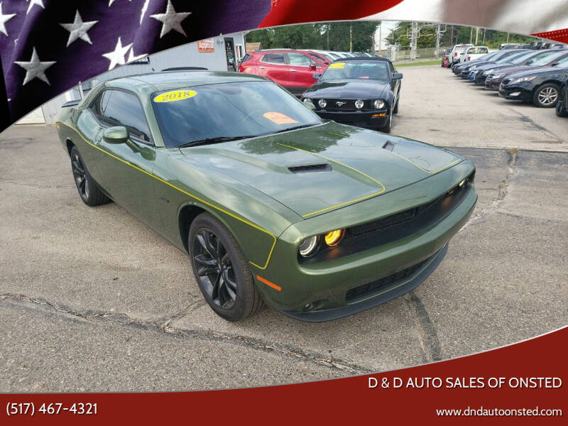 2018 Dodge Challenger for sale at D & D Auto Sales Of Onsted in Onsted MI