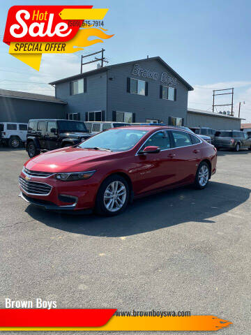2016 Chevrolet Malibu for sale at Brown Boys in Yakima WA