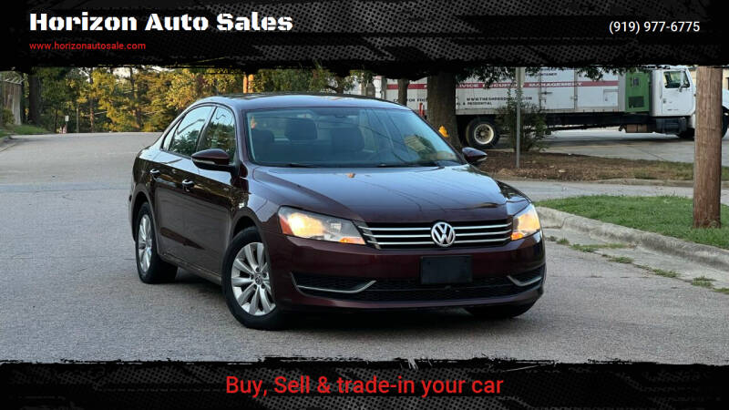 2012 Volkswagen Passat for sale at Horizon Auto Sales in Raleigh NC