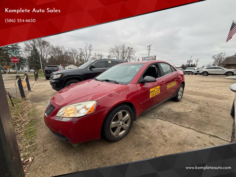 2007 Pontiac G6 for sale at Komplete Auto Sales in Shelby Township MI