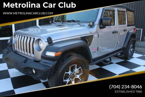 2019 Jeep Wrangler Unlimited for sale at Metrolina Car Club in Stallings NC