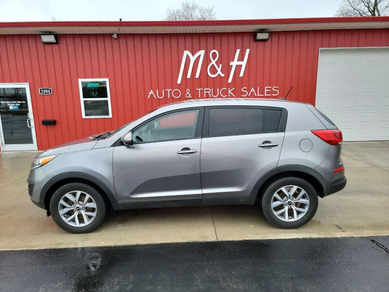 2015 Kia Sportage for sale at M & H Auto & Truck Sales Inc. in Marion IN