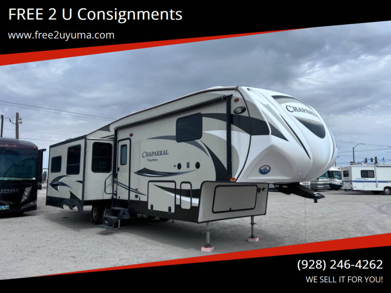 2016 Coachmen Chapparal for sale at FREE 2 U Consignments in Yuma AZ