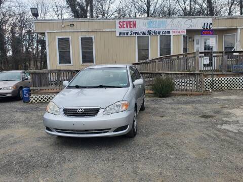 2005 Toyota Corolla for sale at Seven and Below Auto Sales, LLC in Rockville MD