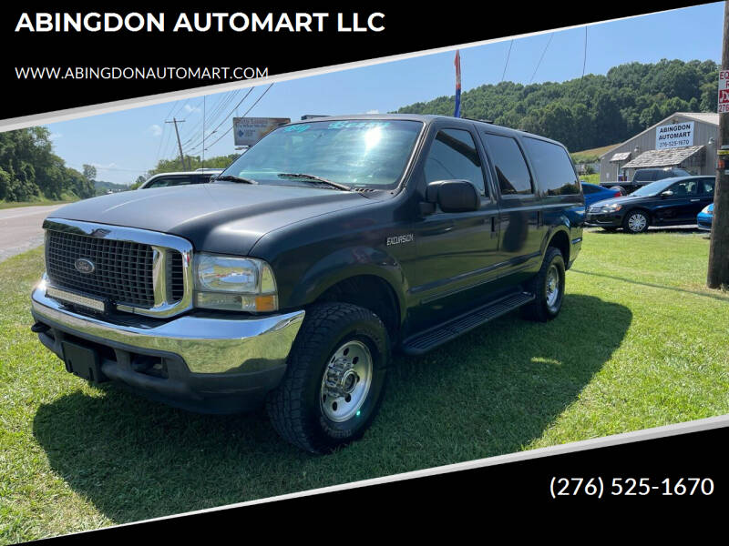 2000 Ford Excursion for sale at ABINGDON AUTOMART LLC in Abingdon VA