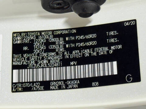 2020 Toyota 4Runner Nightshade Edition