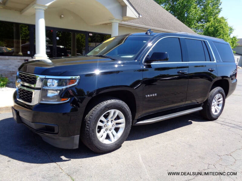 2016 Chevrolet Tahoe for sale at DEALS UNLIMITED INC in Portage MI
