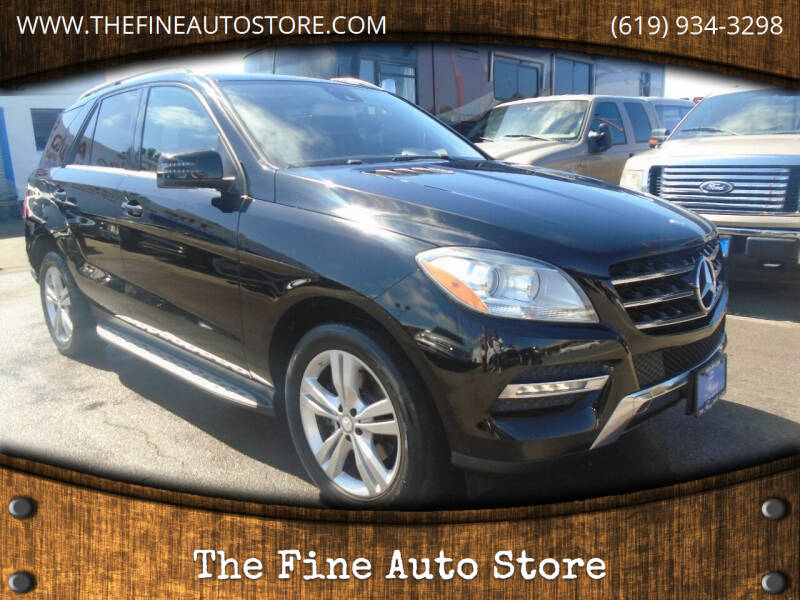 2014 Mercedes-Benz M-Class for sale at The Fine Auto Store in Imperial Beach CA