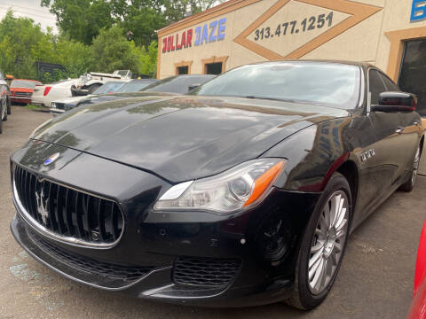 2014 Maserati Quattroporte for sale at Dollar Daze Auto Sales Inc in Detroit MI
