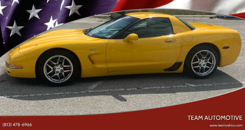 2002 Chevrolet Corvette for sale at TEAM AUTOMOTIVE in Valrico FL