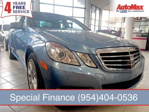 2012 Mercedes-Benz E-Class for sale at Auto Max in Hollywood FL