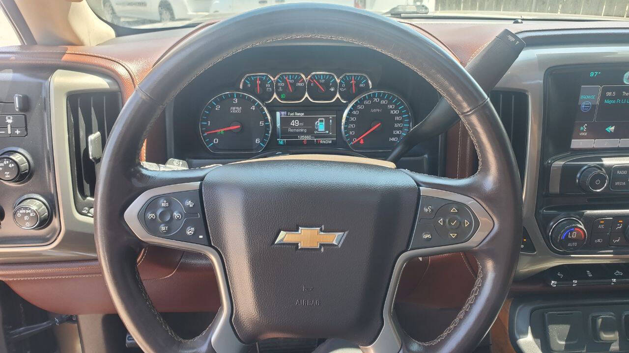 Used Car 2015 Chevrolet Silverado 1500  High Country 4x4 4dr Crew Cab 6.5 Ft. Sb For Sale Under $25,000 In San Antonio, Texas