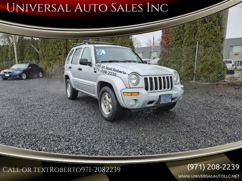 2004 Jeep Liberty for sale at Universal Auto Sales in Salem OR