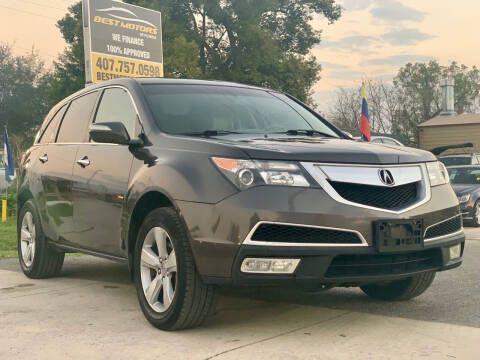 2010 Acura MDX for sale at BEST MOTORS OF FLORIDA in Orlando FL