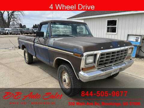1978 Ford F-150 for sale at B & B Auto Sales in Brookings SD