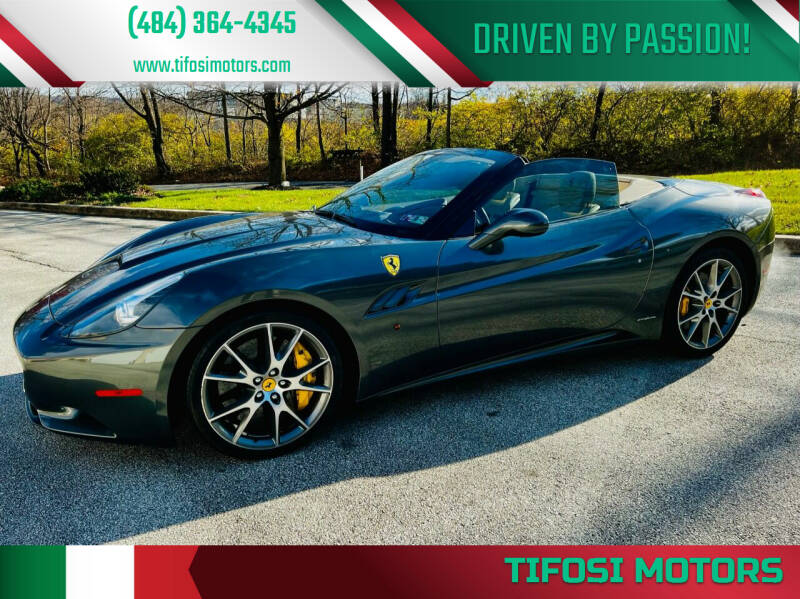 2011 Ferrari California for sale at Tifosi Motors in Downingtown PA