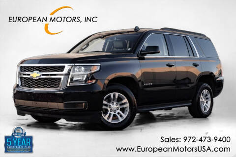 2019 Chevrolet Tahoe for sale at European Motors Inc in Plano TX