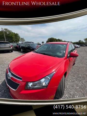 2014 Chevrolet Cruze for sale at Frontline Wholesale in Joplin MO