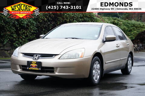 2004 Honda Accord for sale at West Coast Auto Works in Edmonds WA