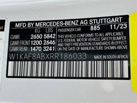 2024 Mercedes-Benz C-Class AMG C 63 S E Performance