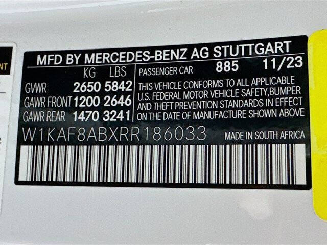 2024 Mercedes-Benz C-Class AMG C 63 S E Performance