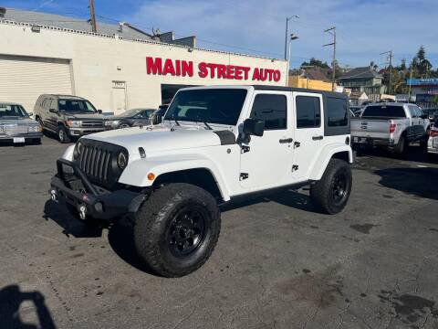 2017 Jeep Wrangler Unlimited for sale at Main Street Auto in Vallejo CA
