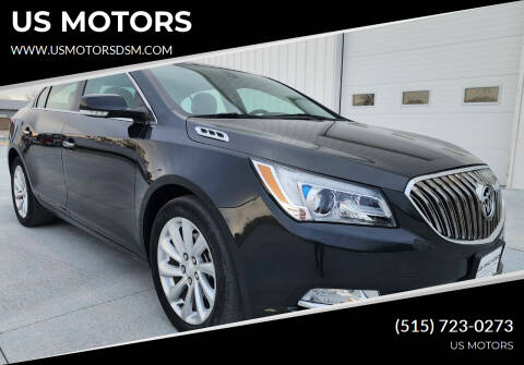 2014 Buick LaCrosse for sale at US MOTORS in Des Moines IA