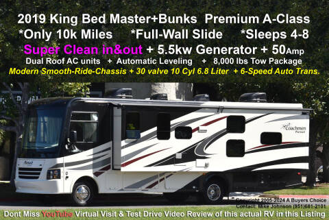2019 Coachmen PURSUIT 31BH for sale at A Buyers Choice in Jurupa Valley CA