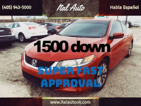 2014 Honda Accord for sale at Ital Auto in Oklahoma City OK