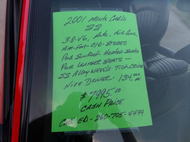 2001 Chevrolet Monte Carlo SS