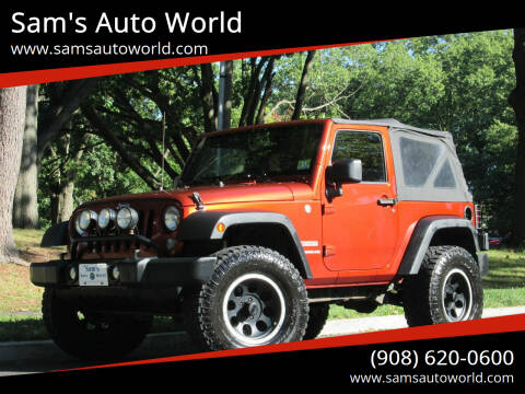 2014 Jeep Wrangler for sale at Sam's Auto World in Roselle NJ
