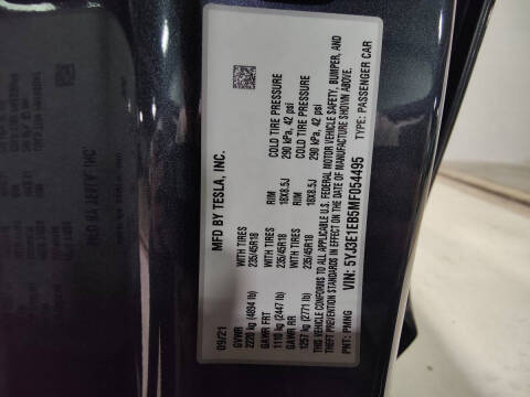 2021 Tesla Model 3 Long Range