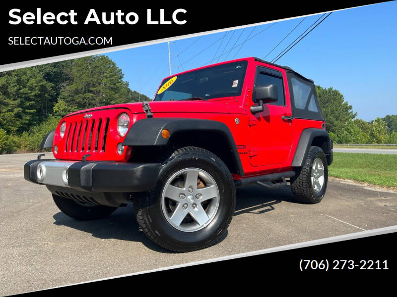 2016 Jeep Wrangler for sale at Select Auto LLC in Ellijay GA