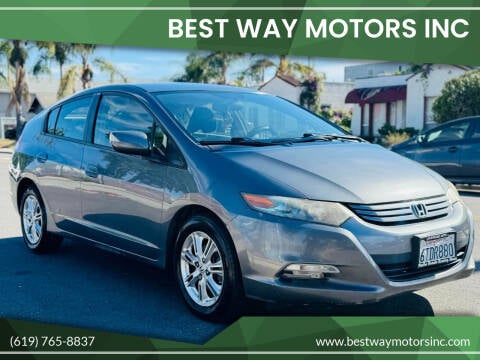 2011 Honda Insight for sale at BEST WAY MOTORS INC in San Diego CA