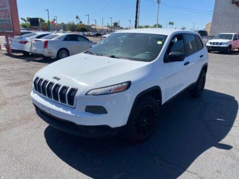 2014 Jeep Cherokee for sale at Adam's Cars in Mesa AZ