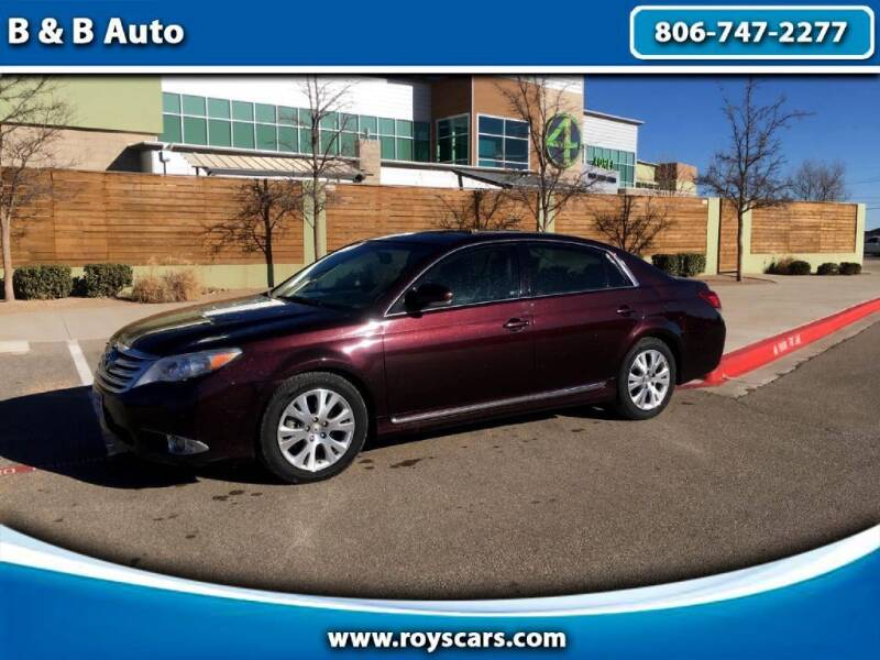 2012 Toyota Avalon for sale at B & B AUTO in Lubbock TX