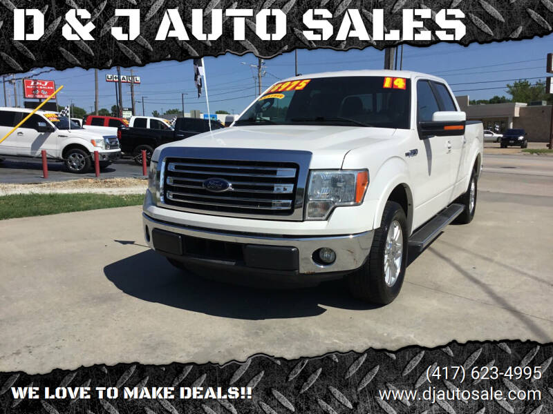 2014 Ford F-150 for sale at D & J AUTO SALES in Joplin MO