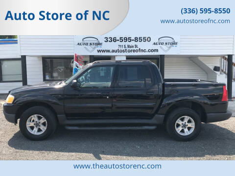2005 Ford Explorer Sport Trac for sale at Auto Store of NC in Walnut Cove NC