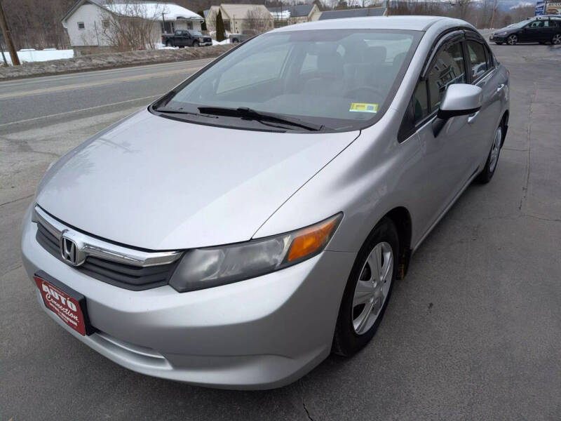 2012 Honda Civic for sale at AUTO CONNECTION LLC in Springfield VT