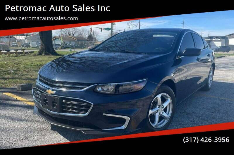 2016 Chevrolet Malibu for sale at Petromac Auto Sales Inc in Indianapolis IN