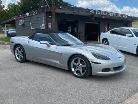 2007 Chevrolet Corvette for sale at Texas Luxury Auto in Houston TX