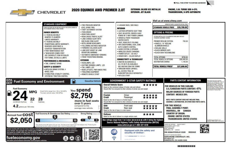 2020 Chevrolet Equinox Premier