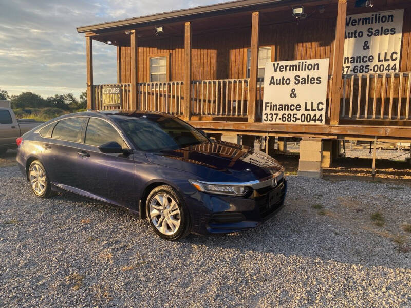 2019 Honda Accord for sale at Vermilion Auto Sales & Finance in Erath LA