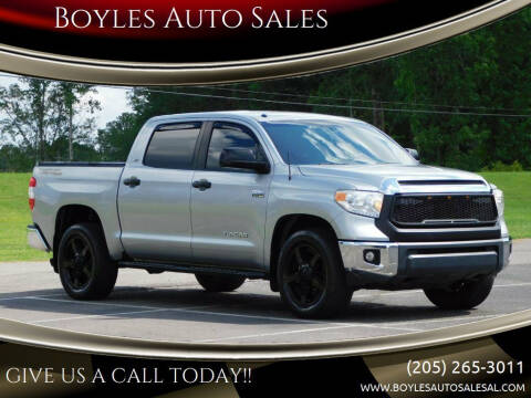 2016 Toyota Tundra for sale at Boyles Auto Sales in Jasper AL