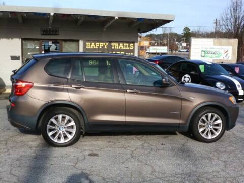 2014 BMW X3 for sale at HAPPY TRAILS AUTO SALES LLC in Taylors SC