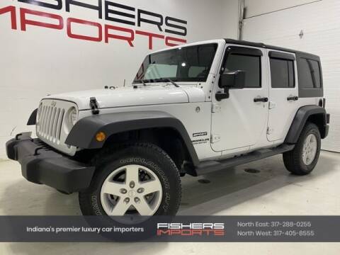 2017 Jeep Wrangler Unlimited for sale at Fishers Imports in Fishers IN
